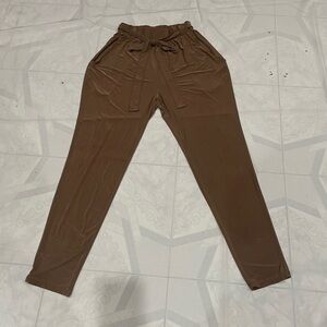 Fashion Nova Tan Trousers Relaxed Fit good condition